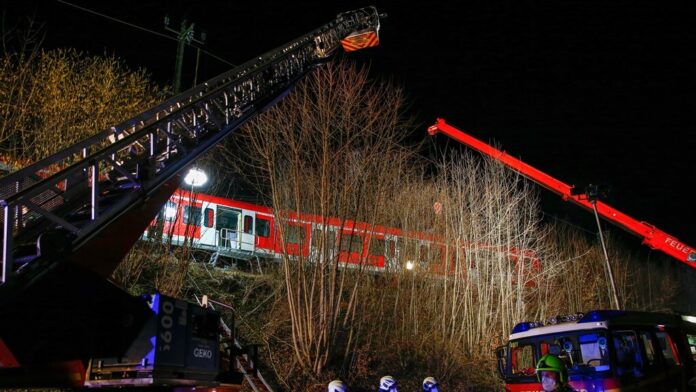 Dead and dozens injured after train collision in Germany