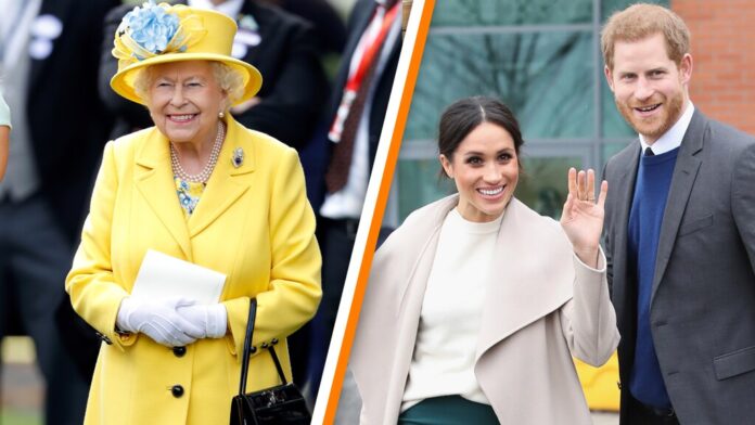 Prince Harry and Meghan visit Queen Elizabeth in Windsor