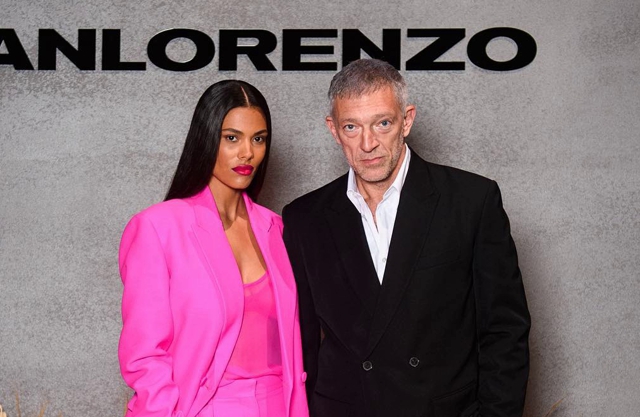 Vincent Cassel and Tina Kunaki attended the Valentino dinner in Venice 1