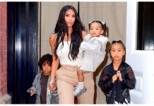 Kim kardashian daugthers North and Chicago